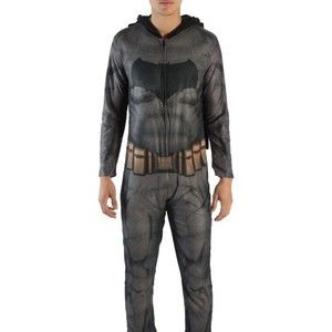 DC Comics Batman Hoodie One Piece Onesie Pajamas